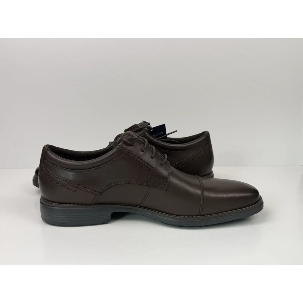 Rockport Next Gen Cap Toe Dress Shoe Men's Size 11 Dark Brown CJ3208 No Box